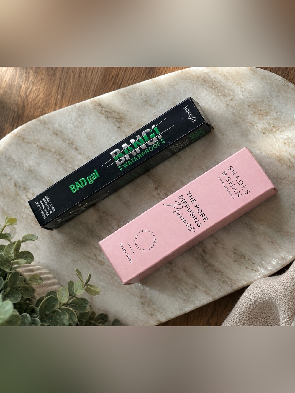 Makeup bundle benefit BANG! Waterproof Mascara + Pink Pore Diffusing Primer Set